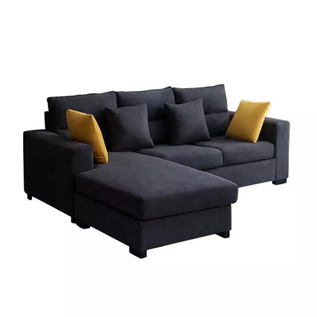 Grey L-sofa