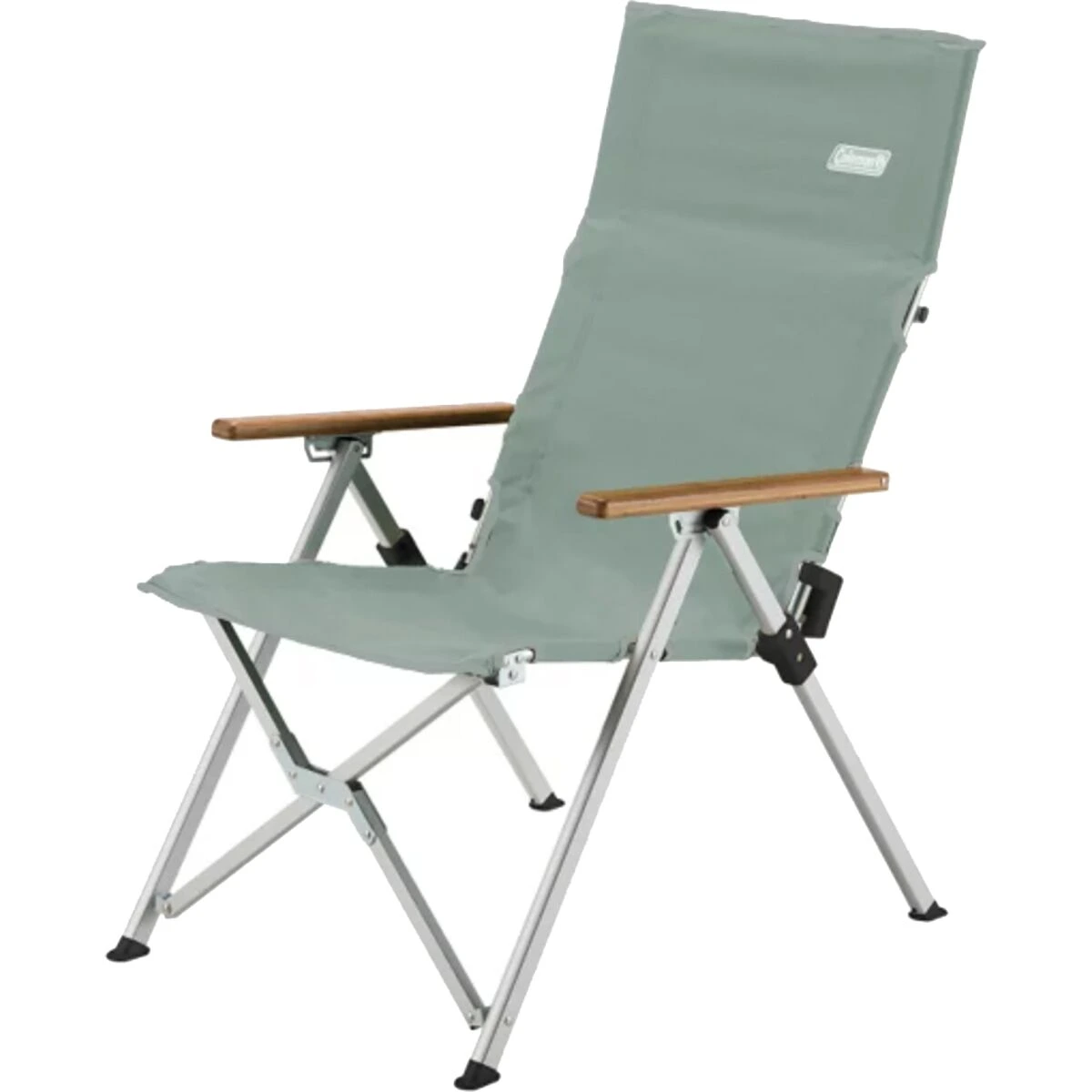 A light green color camping chair