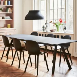 Classic black dining table for home furniture in Saudi Arabia