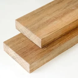 Two wooden planks, with a light brown color and visible grain.