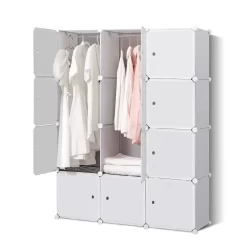 White modular wardrobe in KSA